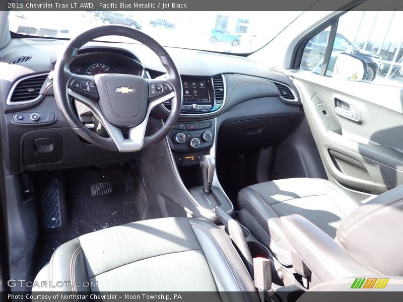Pacific Blue Metallic / Jet Black 2019 Chevrolet Trax LT AWD