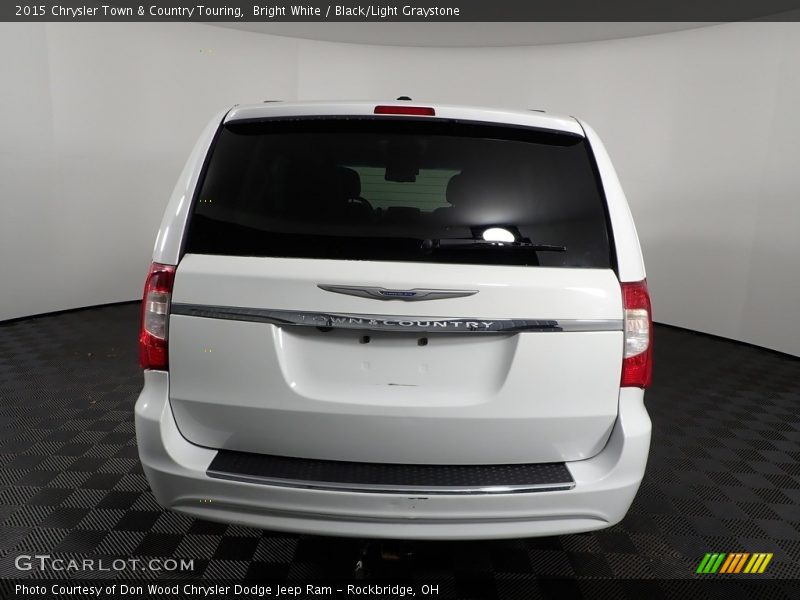 Bright White / Black/Light Graystone 2015 Chrysler Town & Country Touring