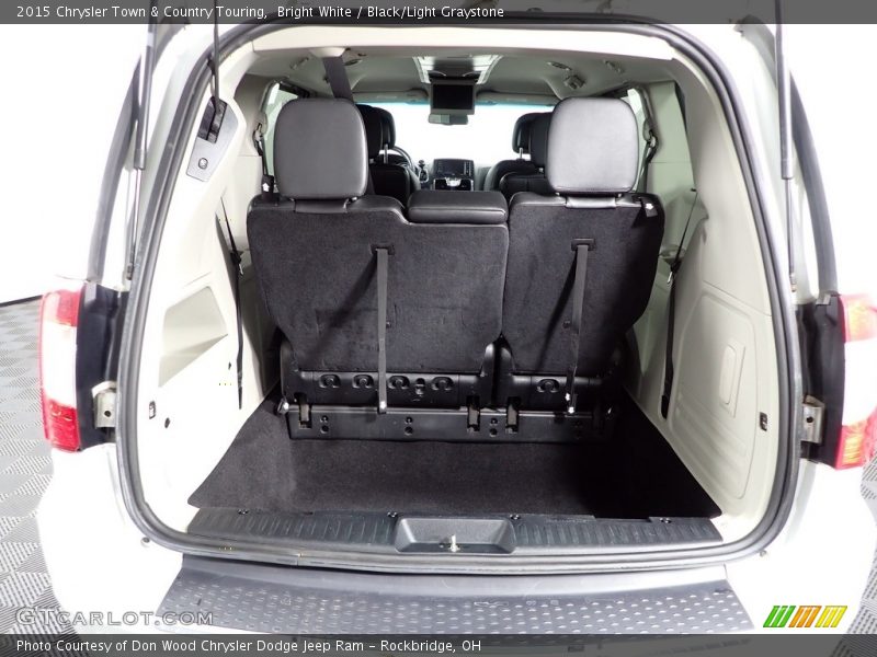 Bright White / Black/Light Graystone 2015 Chrysler Town & Country Touring