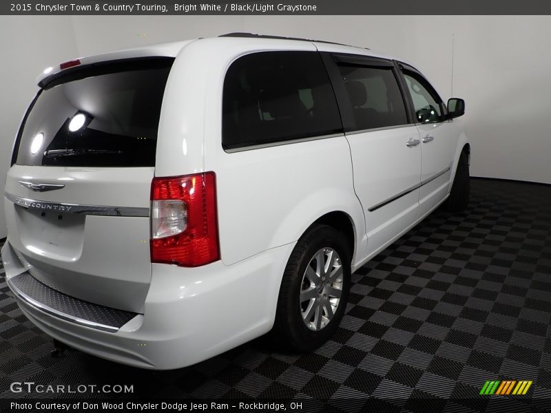 Bright White / Black/Light Graystone 2015 Chrysler Town & Country Touring