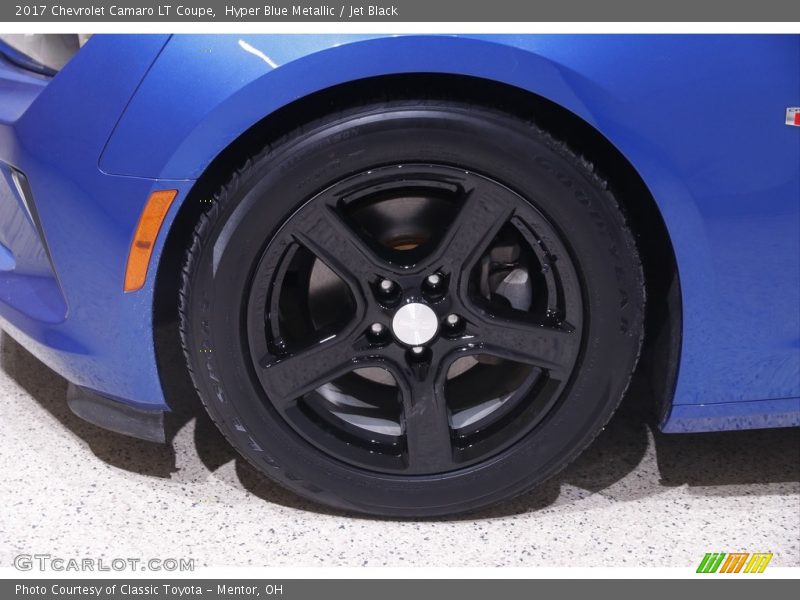 Hyper Blue Metallic / Jet Black 2017 Chevrolet Camaro LT Coupe