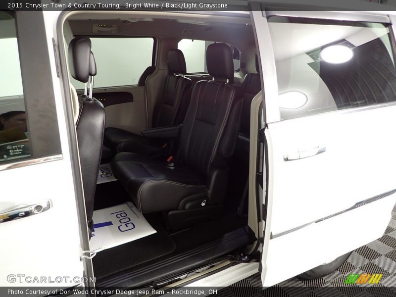Bright White / Black/Light Graystone 2015 Chrysler Town & Country Touring