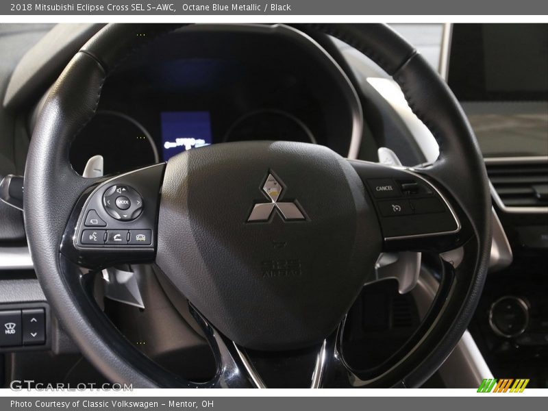 Octane Blue Metallic / Black 2018 Mitsubishi Eclipse Cross SEL S-AWC