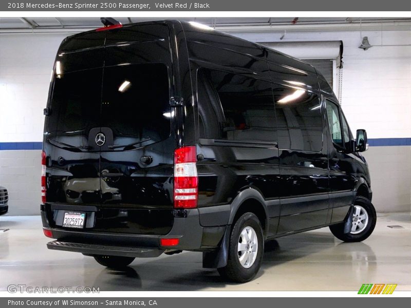 Velvet Red / Black 2018 Mercedes-Benz Sprinter 2500 Passenger