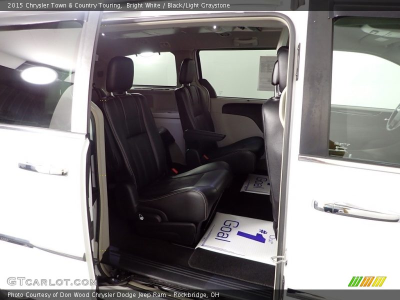Bright White / Black/Light Graystone 2015 Chrysler Town & Country Touring
