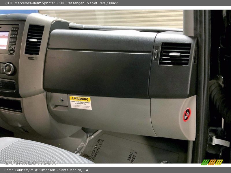 Velvet Red / Black 2018 Mercedes-Benz Sprinter 2500 Passenger