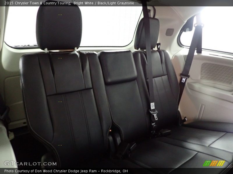 Bright White / Black/Light Graystone 2015 Chrysler Town & Country Touring