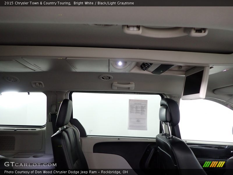 Bright White / Black/Light Graystone 2015 Chrysler Town & Country Touring