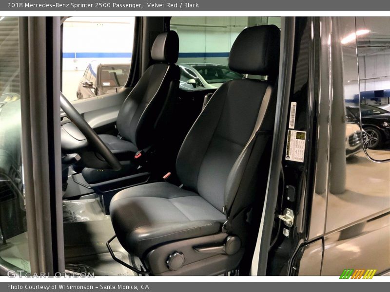Velvet Red / Black 2018 Mercedes-Benz Sprinter 2500 Passenger
