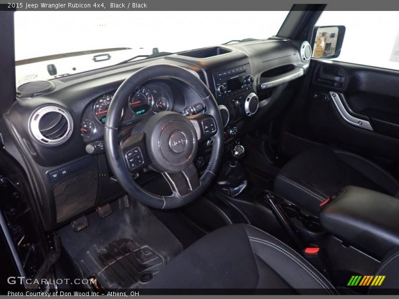 Black / Black 2015 Jeep Wrangler Rubicon 4x4