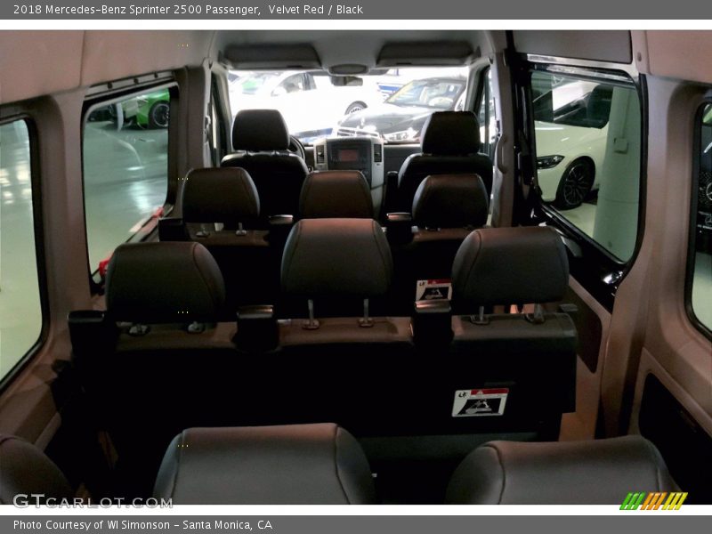 Velvet Red / Black 2018 Mercedes-Benz Sprinter 2500 Passenger