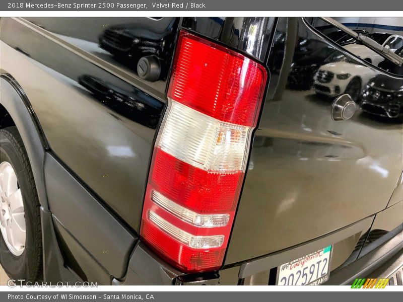 Velvet Red / Black 2018 Mercedes-Benz Sprinter 2500 Passenger