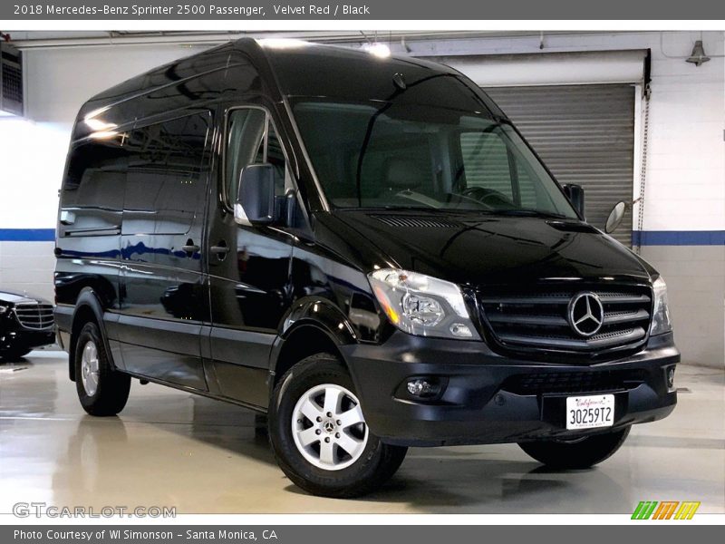 Velvet Red / Black 2018 Mercedes-Benz Sprinter 2500 Passenger