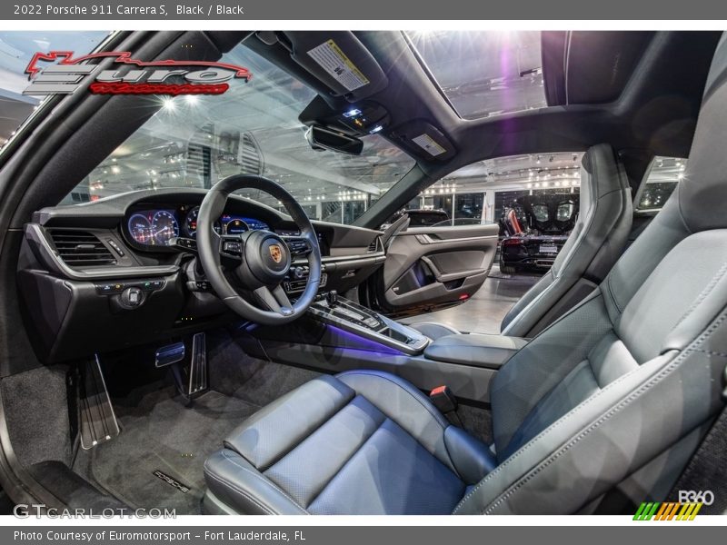  2022 911 Carrera S Black Interior
