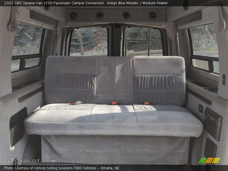 Rear Seat of 2003 Savana Van 1500 Passenger Camper Conversion