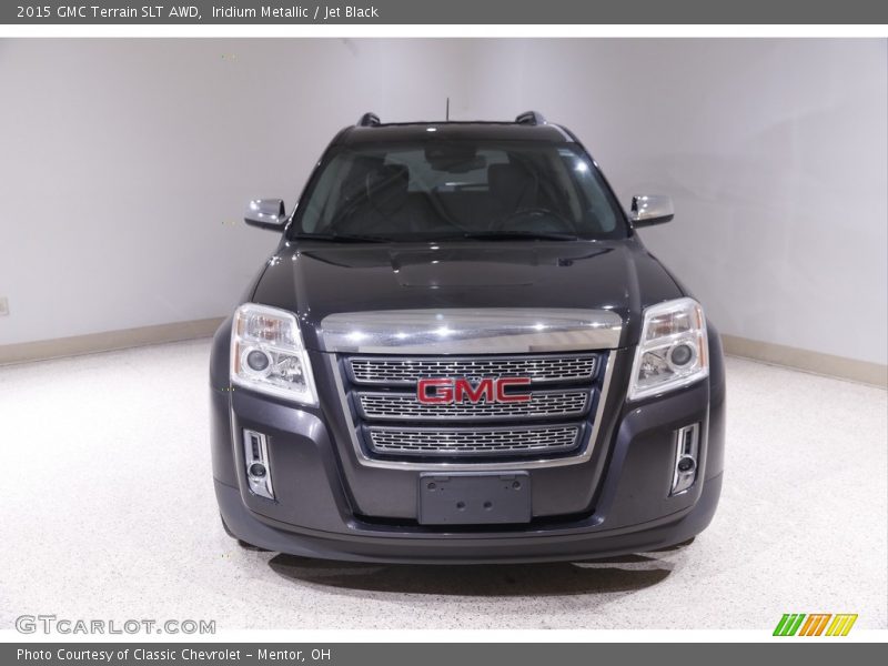 Iridium Metallic / Jet Black 2015 GMC Terrain SLT AWD