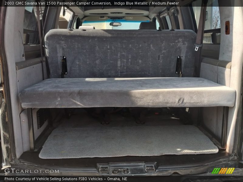 Indigo Blue Metallic / Medium Pewter 2003 GMC Savana Van 1500 Passenger Camper Conversion