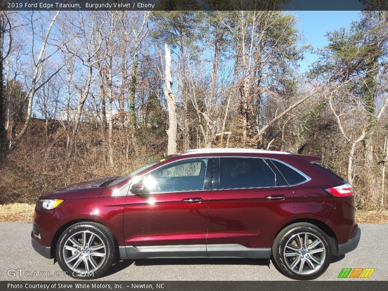 Burgundy Velvet / Ebony 2019 Ford Edge Titanium