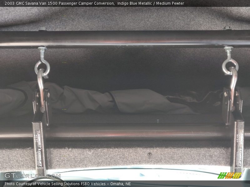 Indigo Blue Metallic / Medium Pewter 2003 GMC Savana Van 1500 Passenger Camper Conversion