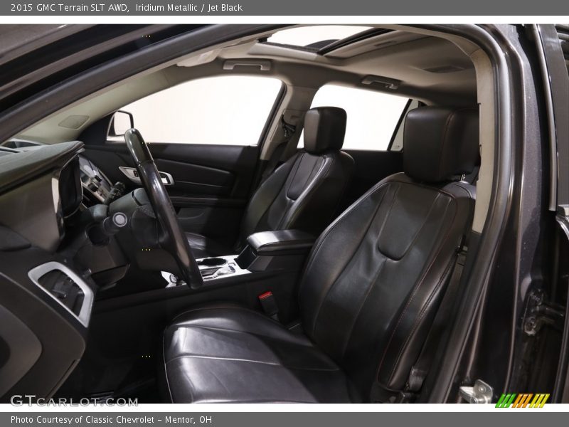 Iridium Metallic / Jet Black 2015 GMC Terrain SLT AWD