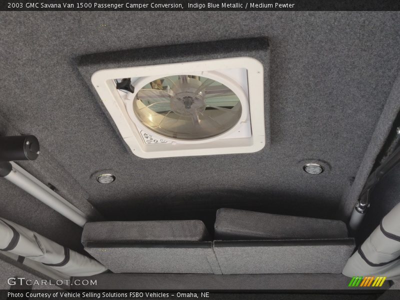 Indigo Blue Metallic / Medium Pewter 2003 GMC Savana Van 1500 Passenger Camper Conversion