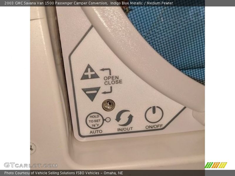 Indigo Blue Metallic / Medium Pewter 2003 GMC Savana Van 1500 Passenger Camper Conversion