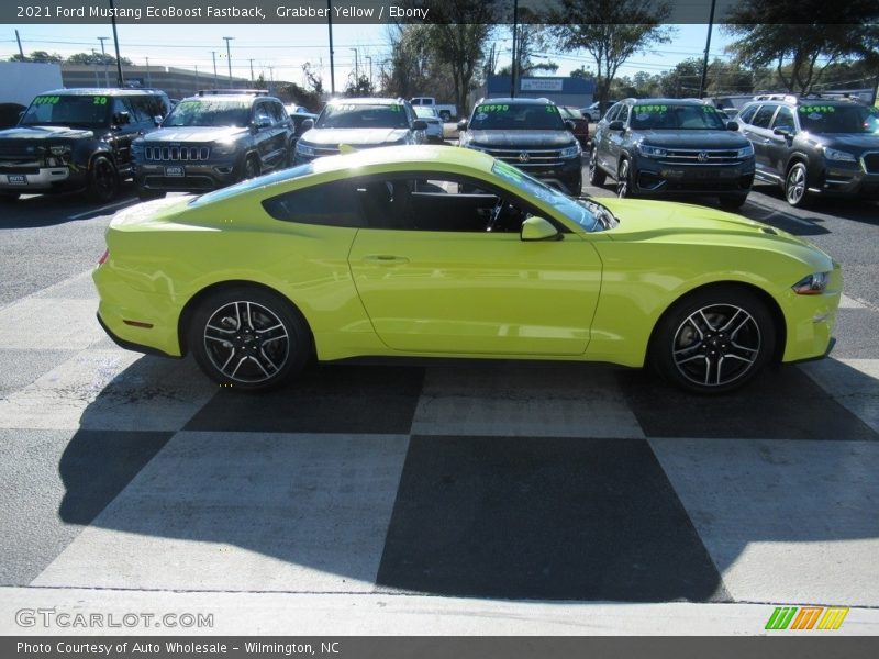 Grabber Yellow / Ebony 2021 Ford Mustang EcoBoost Fastback