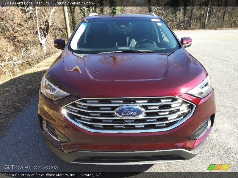 Burgundy Velvet / Ebony 2019 Ford Edge Titanium