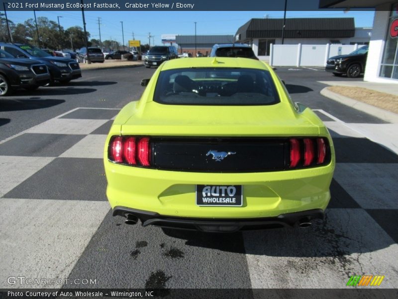 Grabber Yellow / Ebony 2021 Ford Mustang EcoBoost Fastback