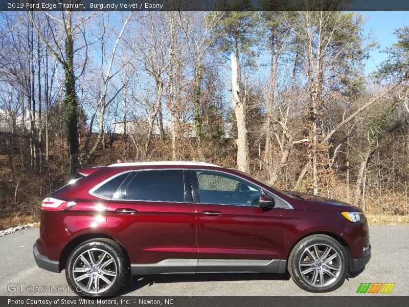 Burgundy Velvet / Ebony 2019 Ford Edge Titanium