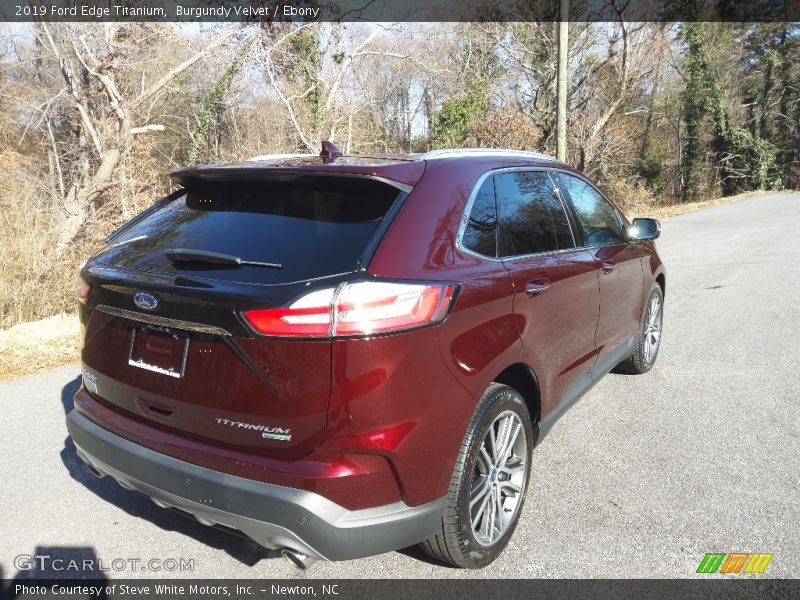 Burgundy Velvet / Ebony 2019 Ford Edge Titanium