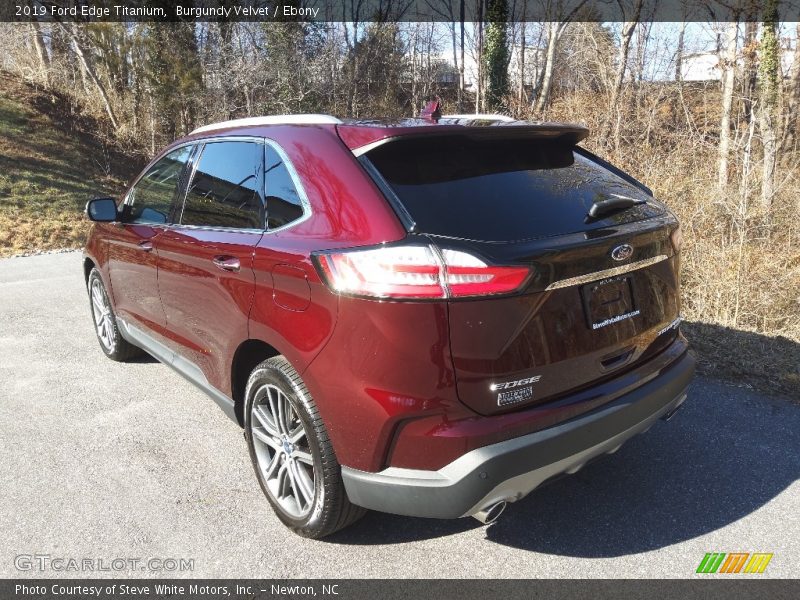 Burgundy Velvet / Ebony 2019 Ford Edge Titanium