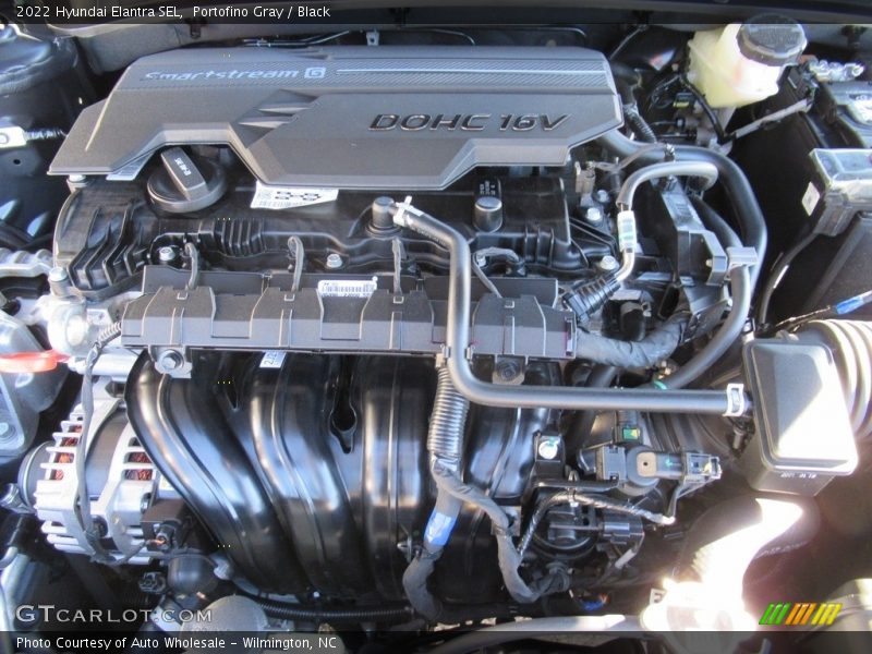 Portofino Gray / Black 2022 Hyundai Elantra SEL