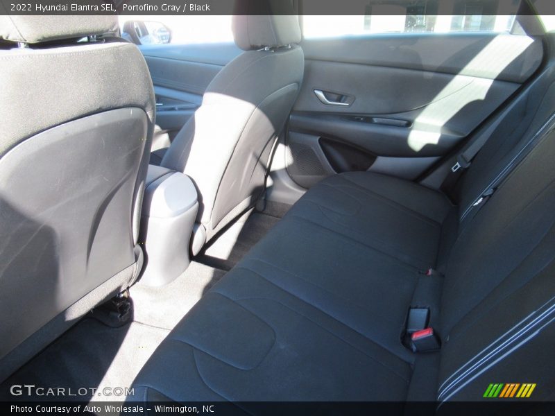 Portofino Gray / Black 2022 Hyundai Elantra SEL