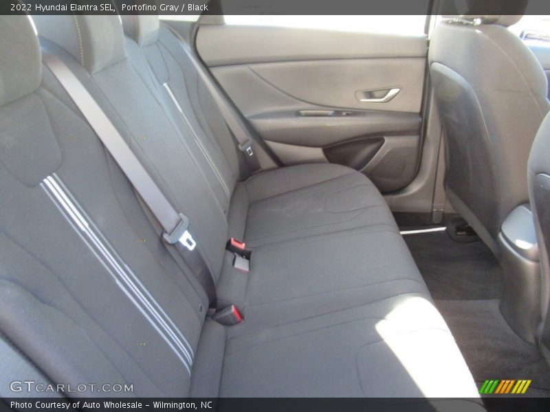 Portofino Gray / Black 2022 Hyundai Elantra SEL