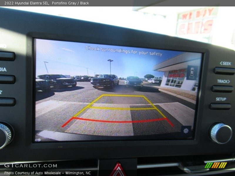 Portofino Gray / Black 2022 Hyundai Elantra SEL