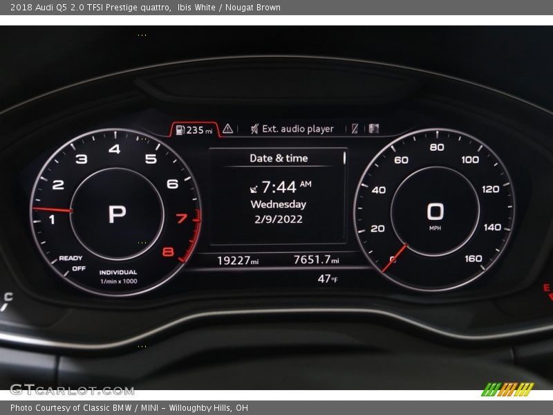 Ibis White / Nougat Brown 2018 Audi Q5 2.0 TFSI Prestige quattro