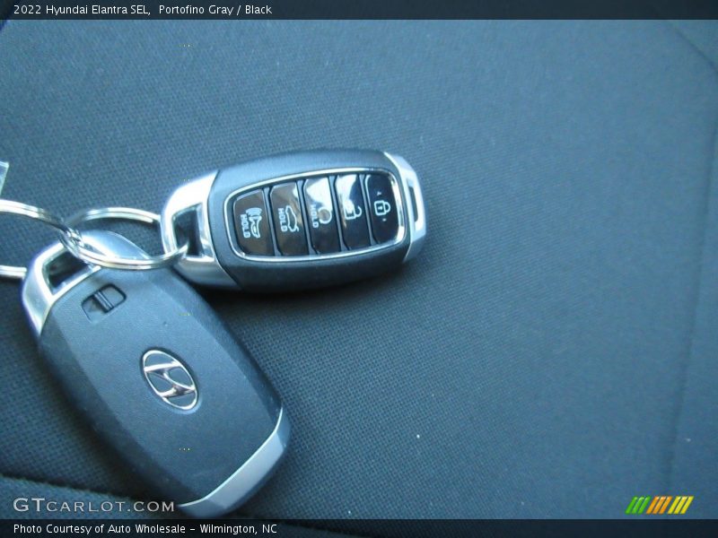 Portofino Gray / Black 2022 Hyundai Elantra SEL