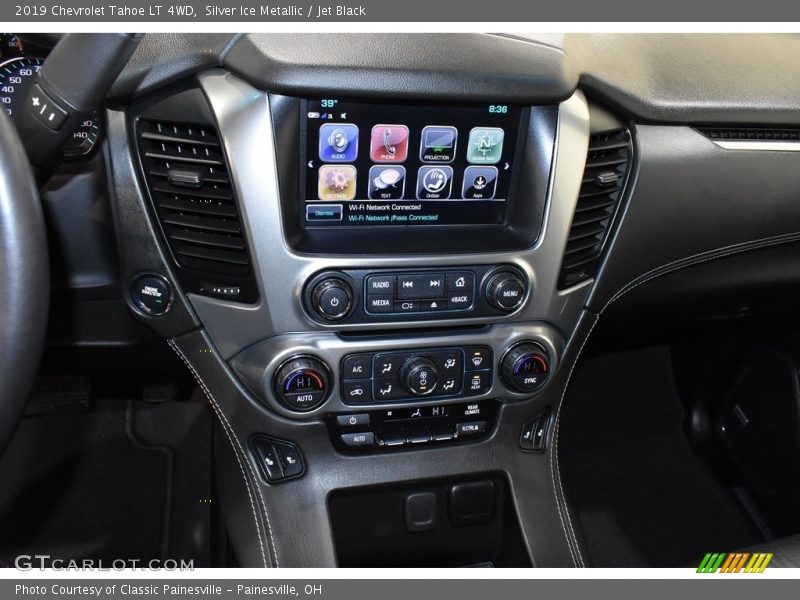 Silver Ice Metallic / Jet Black 2019 Chevrolet Tahoe LT 4WD