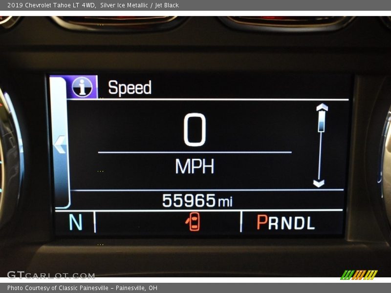Silver Ice Metallic / Jet Black 2019 Chevrolet Tahoe LT 4WD