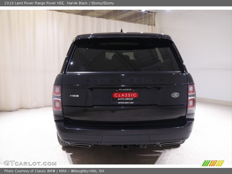 Narvik Black / Ebony/Ebony 2019 Land Rover Range Rover HSE