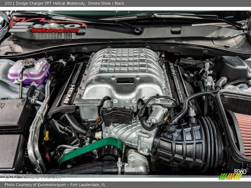  2021 Charger SRT Hellcat Widebody Engine - 6.2 Liter Supercharged HEMI OHV 16-Valve VVT V8