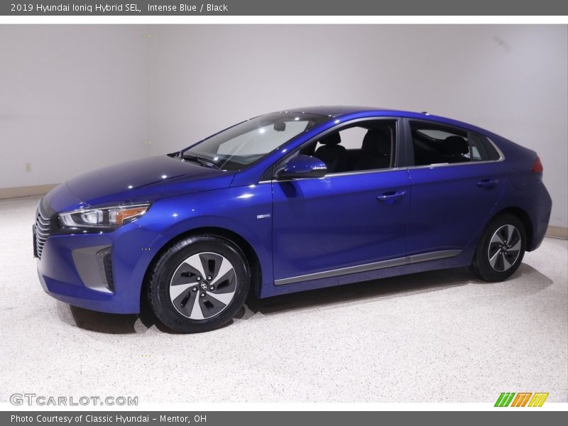 Intense Blue / Black 2019 Hyundai Ioniq Hybrid SEL