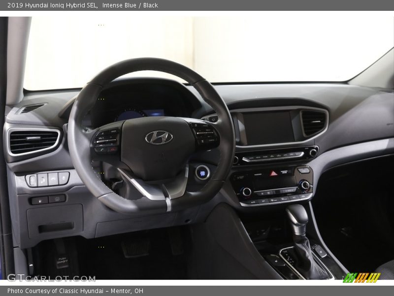 Intense Blue / Black 2019 Hyundai Ioniq Hybrid SEL