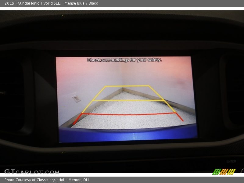 Intense Blue / Black 2019 Hyundai Ioniq Hybrid SEL