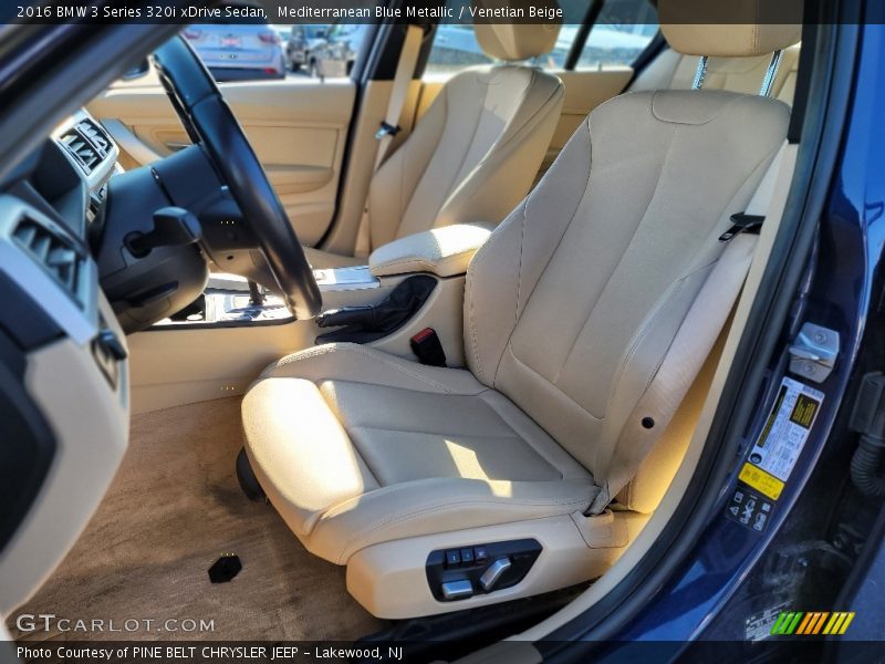 Mediterranean Blue Metallic / Venetian Beige 2016 BMW 3 Series 320i xDrive Sedan