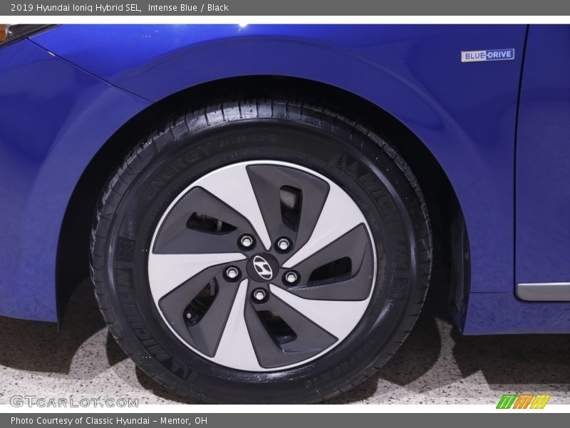 Intense Blue / Black 2019 Hyundai Ioniq Hybrid SEL