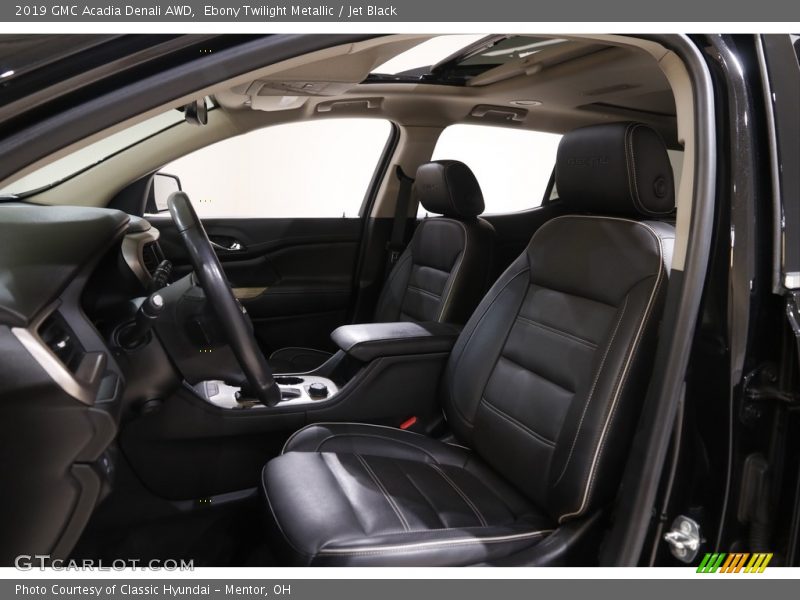 Ebony Twilight Metallic / Jet Black 2019 GMC Acadia Denali AWD
