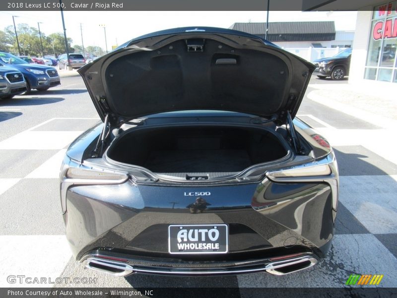 Caviar / Rioja Red 2018 Lexus LC 500