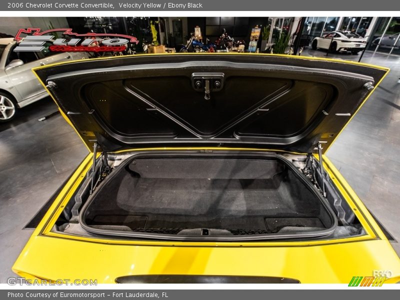 Velocity Yellow / Ebony Black 2006 Chevrolet Corvette Convertible